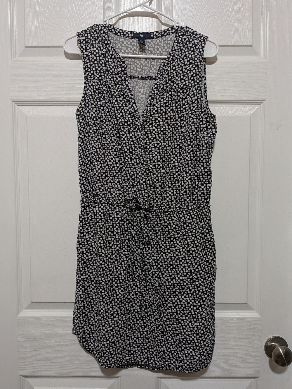 Gap Navy Micro Floral Dress XS